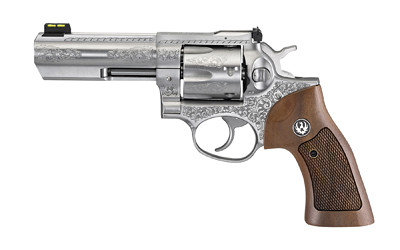 Ruger GP100 Engraved 357 Magnum 4.2in 6 Rounds Stainless Steel