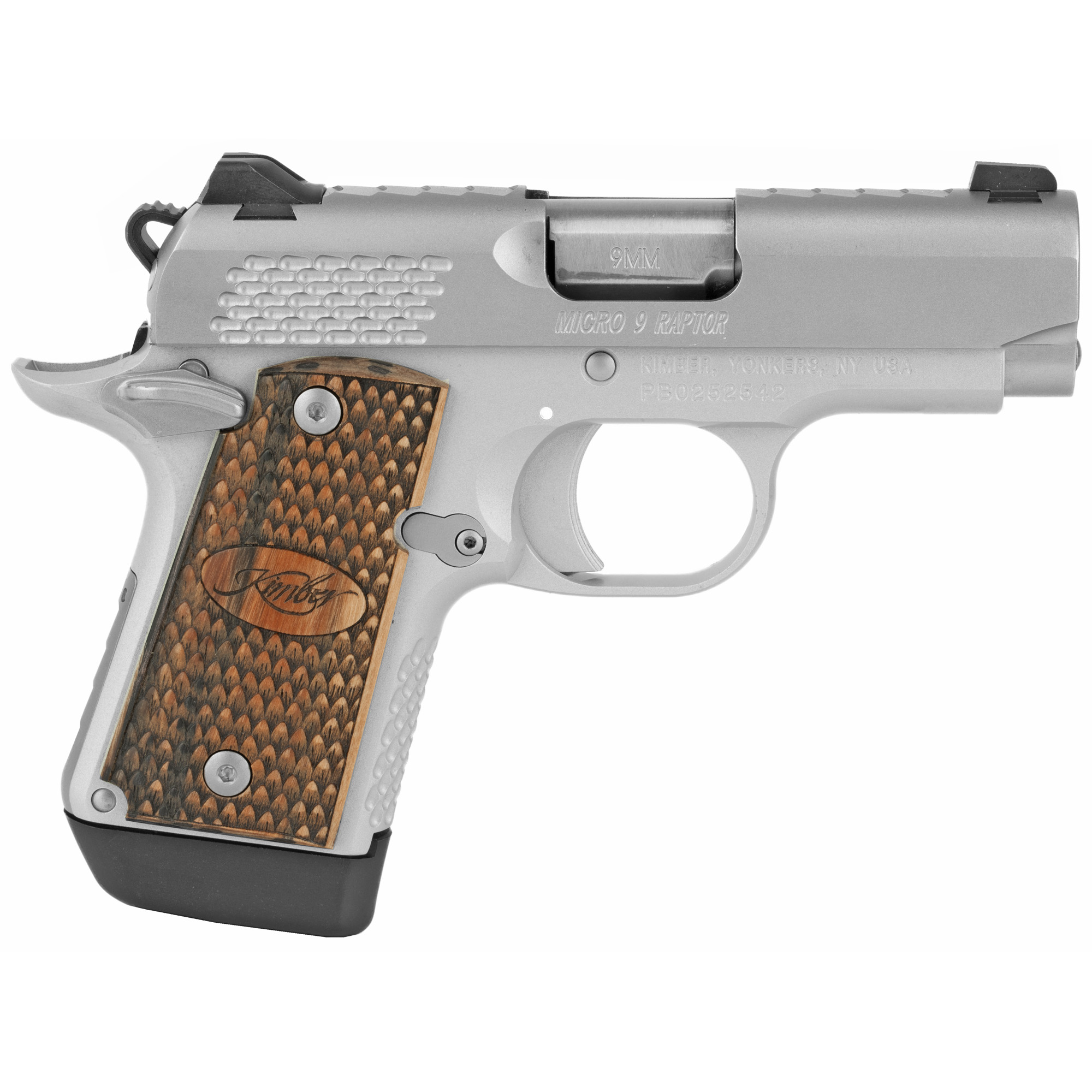 Kimber Micro 9 Raptor Pistol 9 mm 3.15 in. Stainless 7+1 rd.