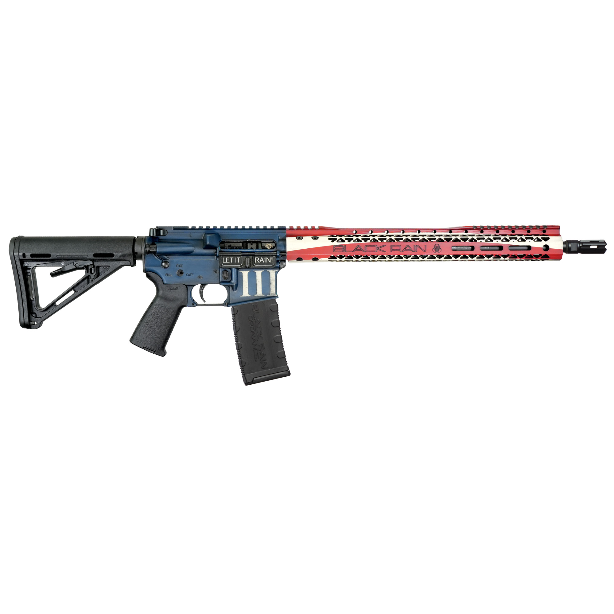 Black Rain Ordnance Spec+ Patriot Rifle 5.56 16 in. Betsy Ross Flag 30 rd.