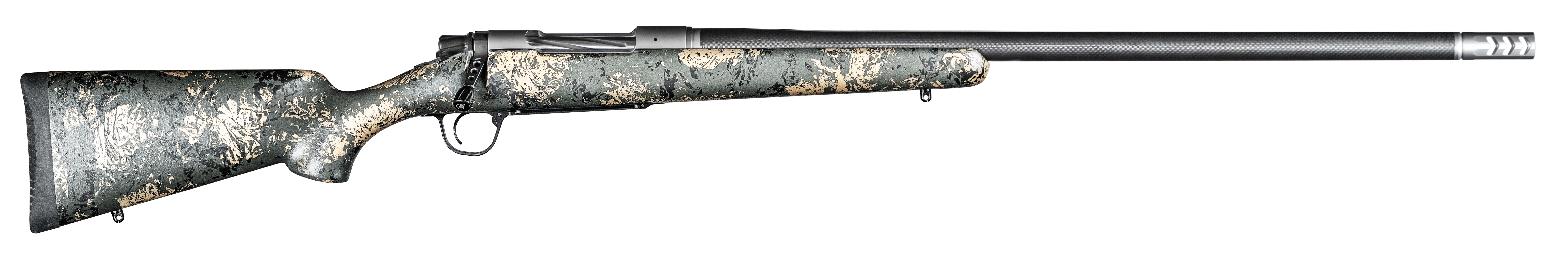 Christensen Arms 8010615000 Ridgeline FFT 270 WSM 3+1 20" Carbon Fiber/Threaded Barrel, Stainless Steel, Green with Black/Tan Accents Stock
