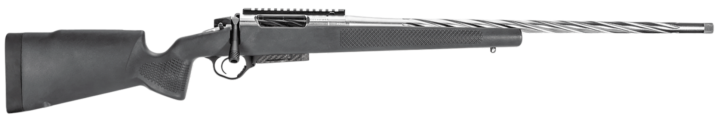 Seekins Precision 0011710055 Havak Pro Hunter PH2 6.5 Creedmoor Caliber with 5+1 Capacity, 24" Fluted Barrel, Stainless Steel Metal Finish & Black Synthetic Stock (Full Size)