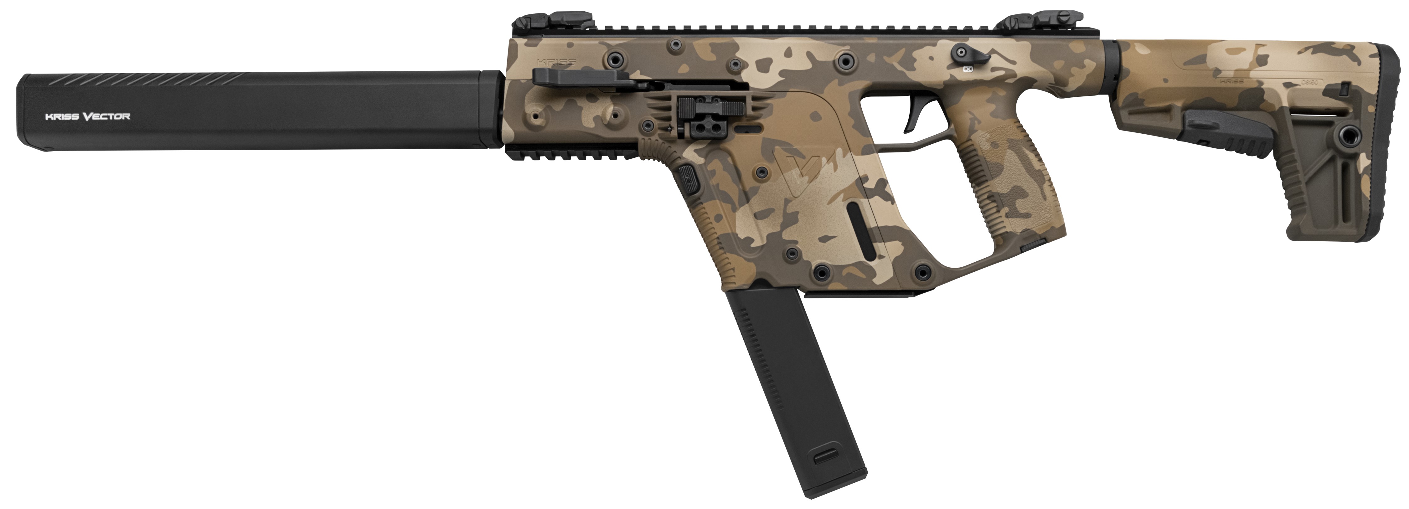 Kriss Vector CRB G2 10mm Auto 16in 33rd MC Flat Dark Earth Camo 2-Stage Trigger