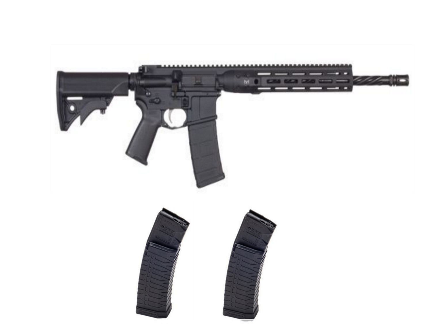 LWRC DI Direct Impingement M-LOK Rifle 5.56 NATO 16.1 in 60rd Black