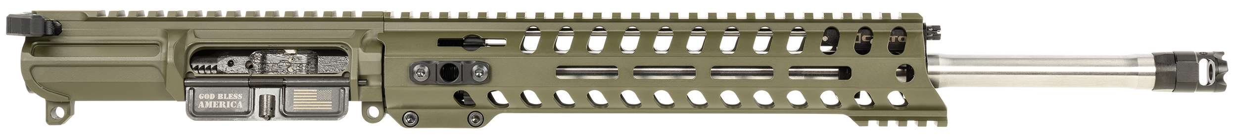 Patriot Ordnance Factory Rogue 308 Win Upper 16.5 Stainless OD Green M-LOK 11 Micro-B Brake