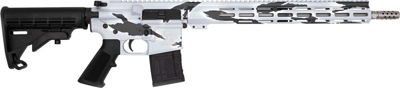 Great Lake Firearms GLFA AR15 450 Bushmaster 18in 5-Round Snow Camo