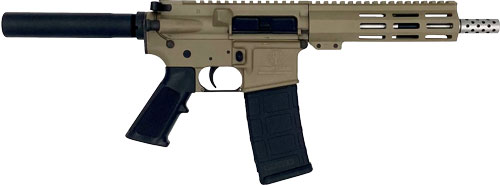 Great Lake Firearms GLFA AR15 Pistol 223 Wylde 7.5 Inch 30 Round Flat Dark Earth