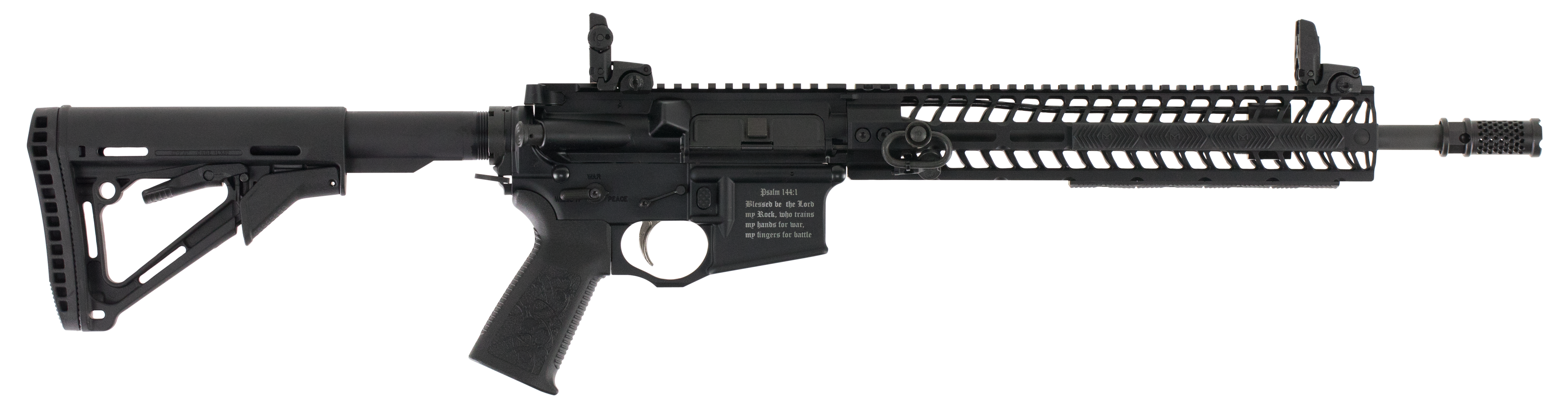 Spikes STR5525M2D Crusader  223 Rem,5.56x45mm NATO 14.50" No Magazine Black Hard Coat Anodized 6 Position Magpul CTR Stock