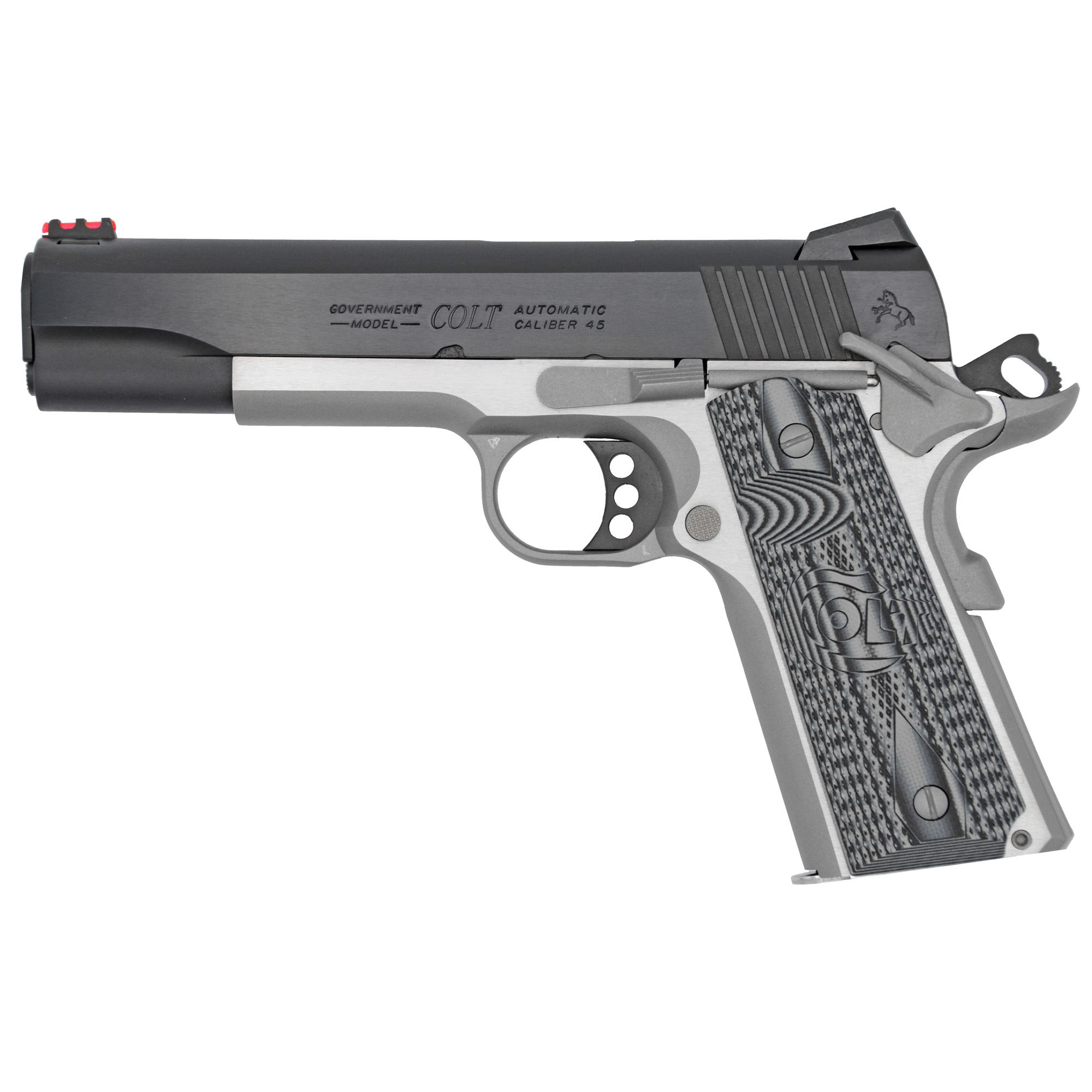 Colt Competition Two-Tone 45 ACP 5in 8 Rounds Matte Stainless Slide Gray Frame
