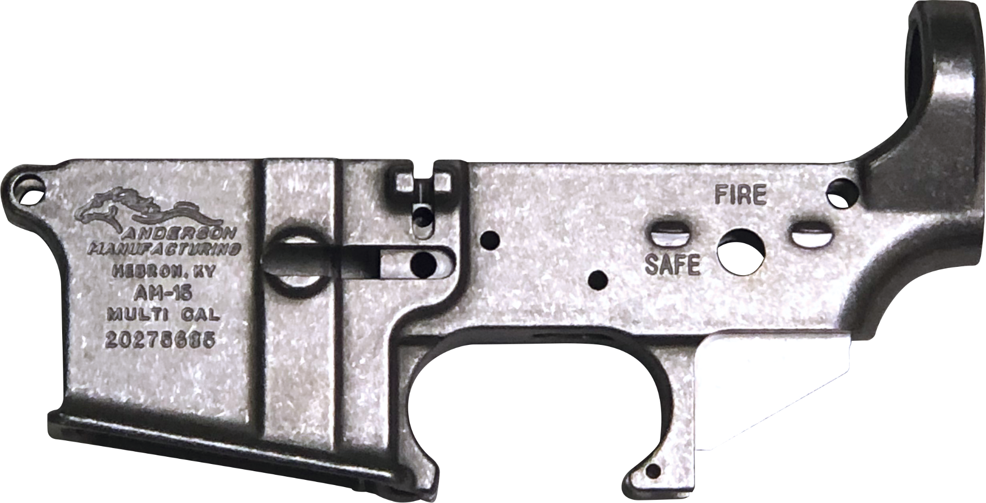 Anderson AM-15 Forged Stripped AR15 Lower Receiver - Unfinished