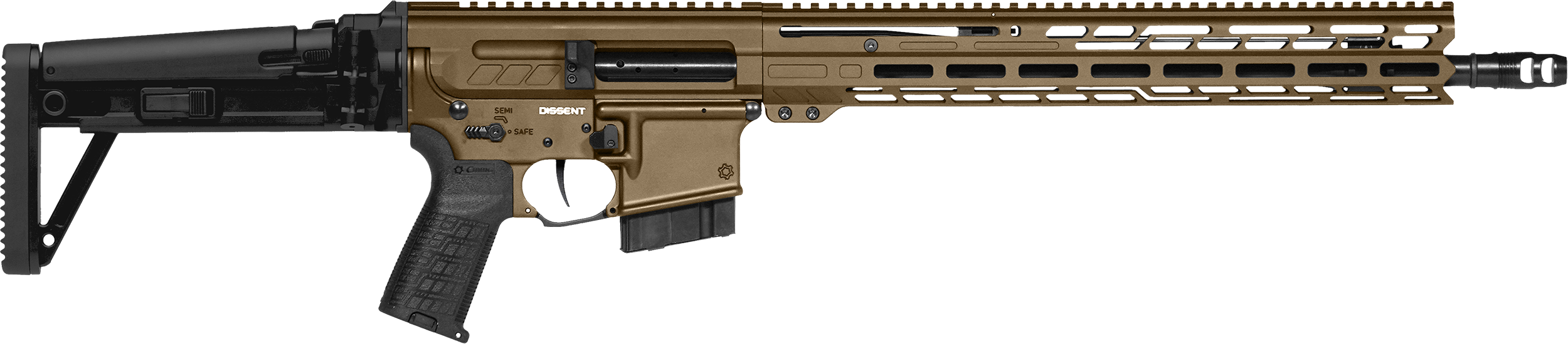 CMMG Dissent MK4 6mm ARC 16.1" 10-Round Midnight Bronze