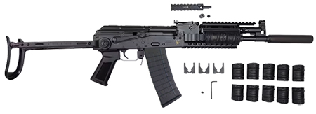 Pio Grom 5.56 Underfold Quad Rail Faux Supp 30rd