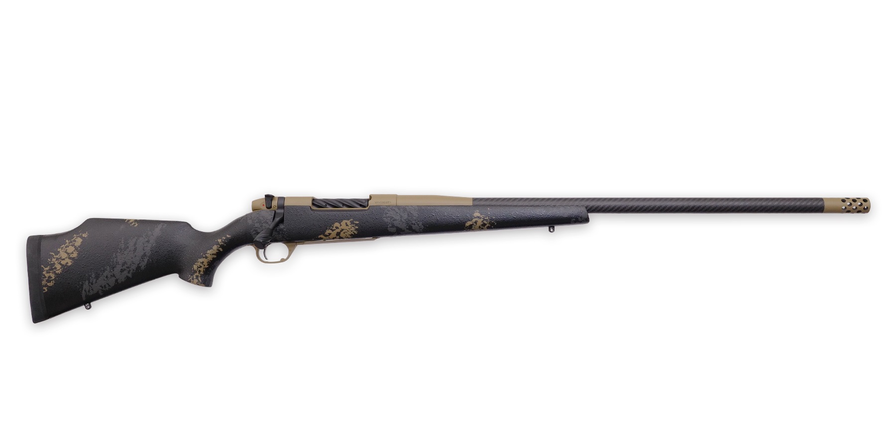 Weatherby Mark V CarbonMark 6.5 Weatherby RPM 24 in. 4 Rounds Grey and Tan