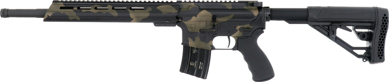Alexander Arms RBH50FW Hunter  50 Beowulf  7+1 16" Barrel, Forest Woodlands Camo, Black EFX Stock, Finger Grooved Black Polymer Grip, Optics Ready