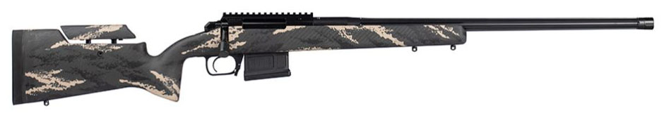 Aero Precision Solus Hunter 6.5 PRC 24in 5 Rounds Carbon Fiber Stock Black and Tan