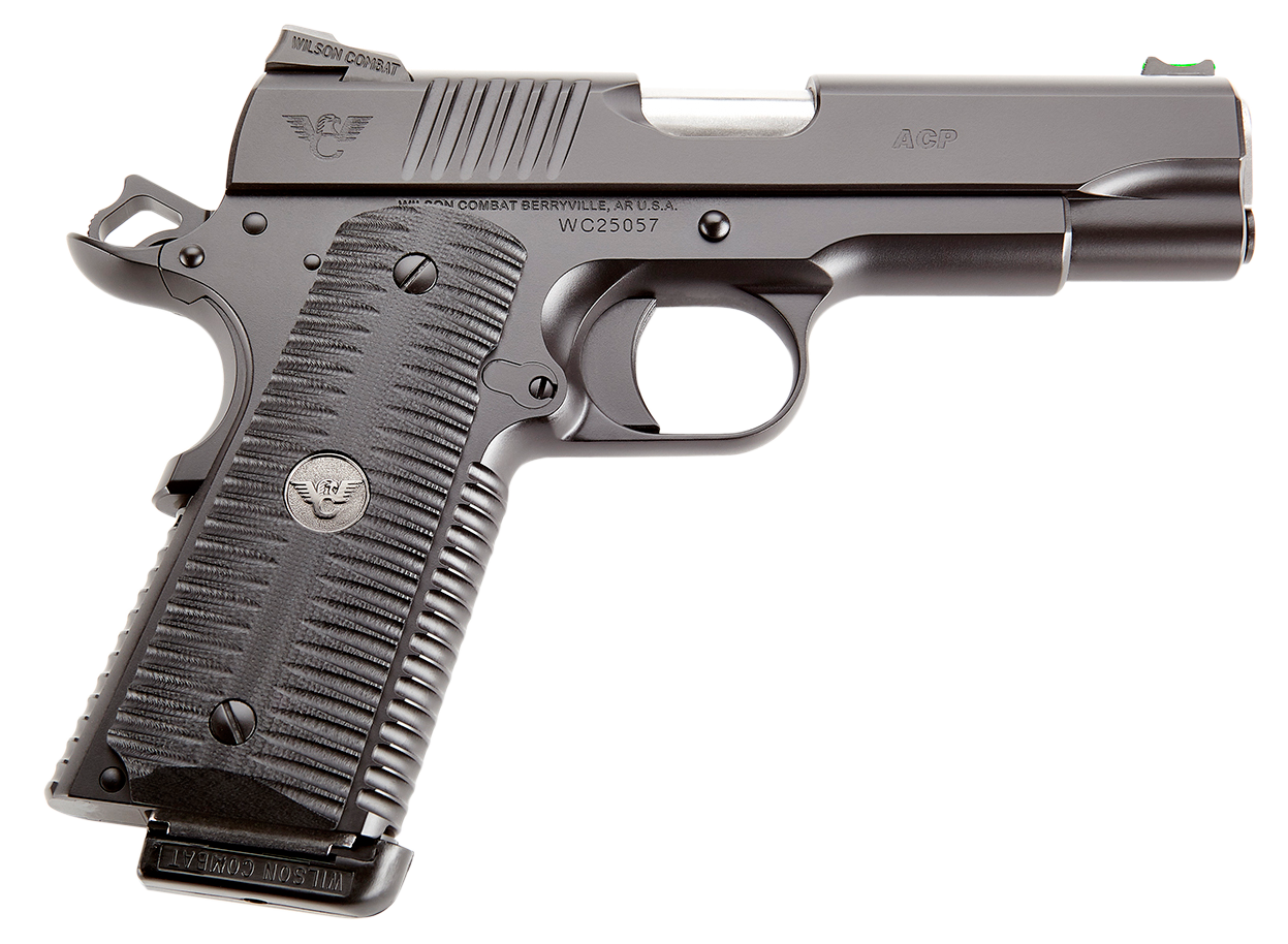 Wilson Combat ACP Commander 45 ACP 4.25 Inch 8 Rounds Armor-Tuff Frame G10 Eagle Claw Grip