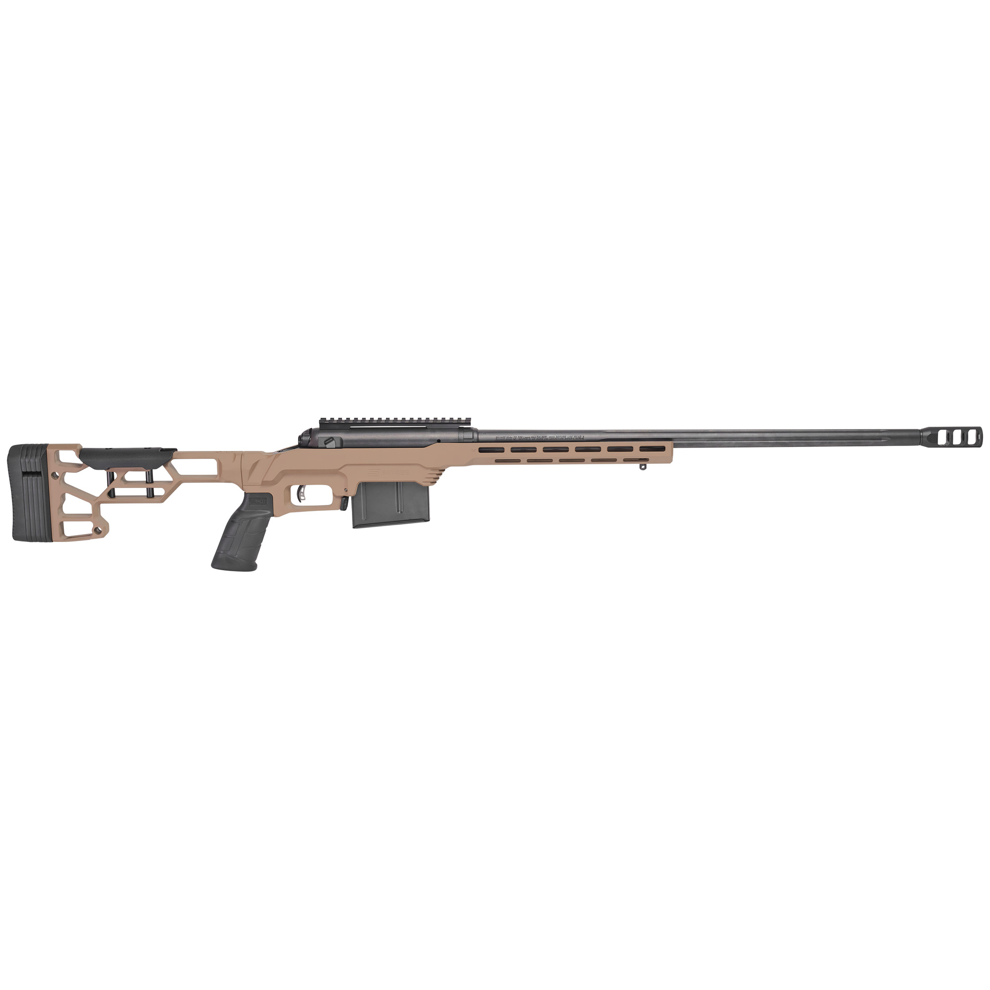 Savage 110 Precision 338 Lapua Magnum 24" 5 Rounds Flat Dark Earth Cerakote Left Hand
