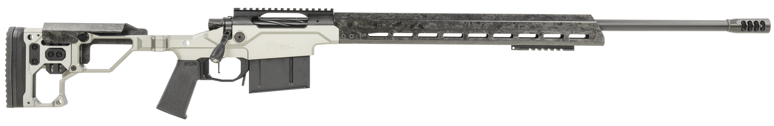 Christensen Arms 8010307200 Modern Precision  6.5 Creedmoor 5+1 22" Threaded Carbon Fiber Barrel, Black Nitride Finish, Tungsten Anodized Folding Stock, Polymer Grip