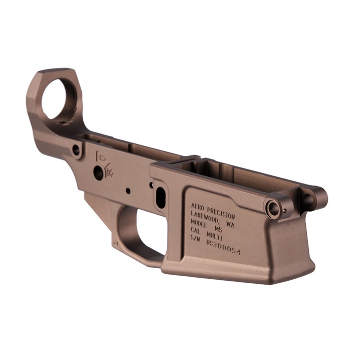 Aero Precision M5 7.62 NATO AR10 Stripped Lower Receiver Kodiak Brown