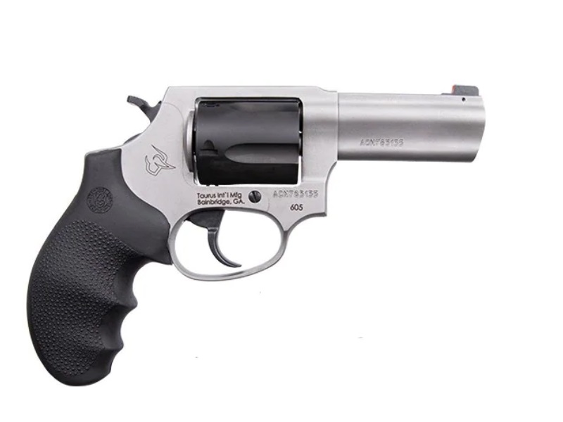 Taurus 605 Defender 357 Magnum 3 Inch 5 Rounds Stainless Steel Revolver