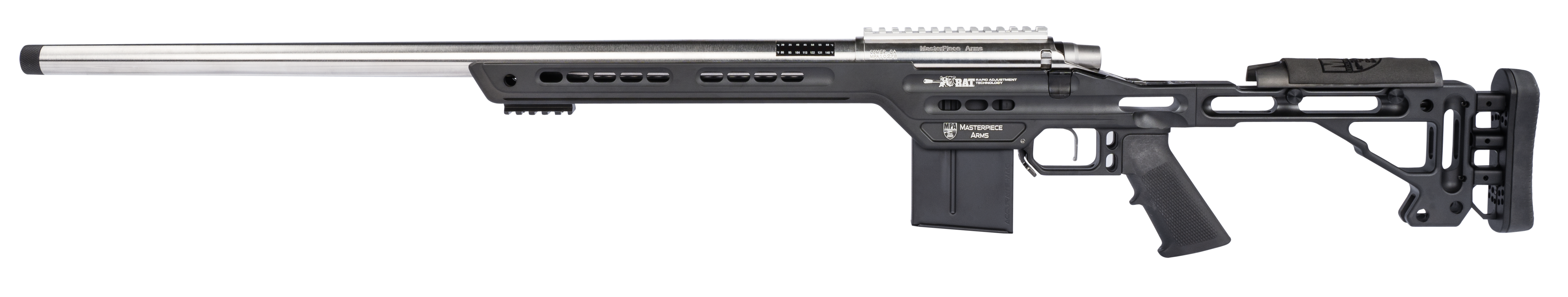 MasterPiece Arms 65PRCPMR PMR  6.5 PRC 26" 10+1 Black Cerakote Black Cerakote Aluminum Chassis with Adjustable Cheek Stock Black A2 Grip