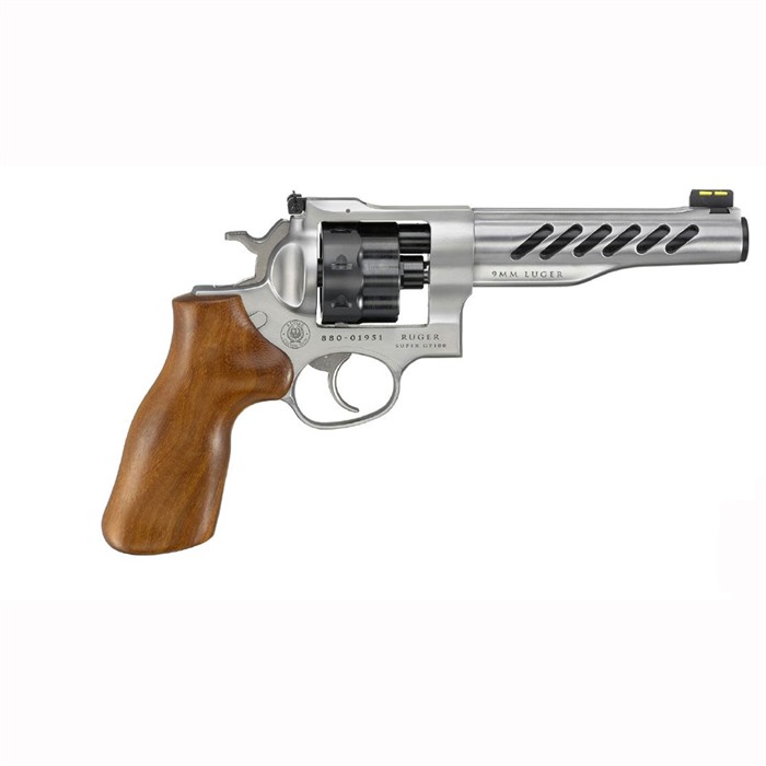 Ruger Super GP100 9mm 6 inch 8 Round Stainless Steel Revolver