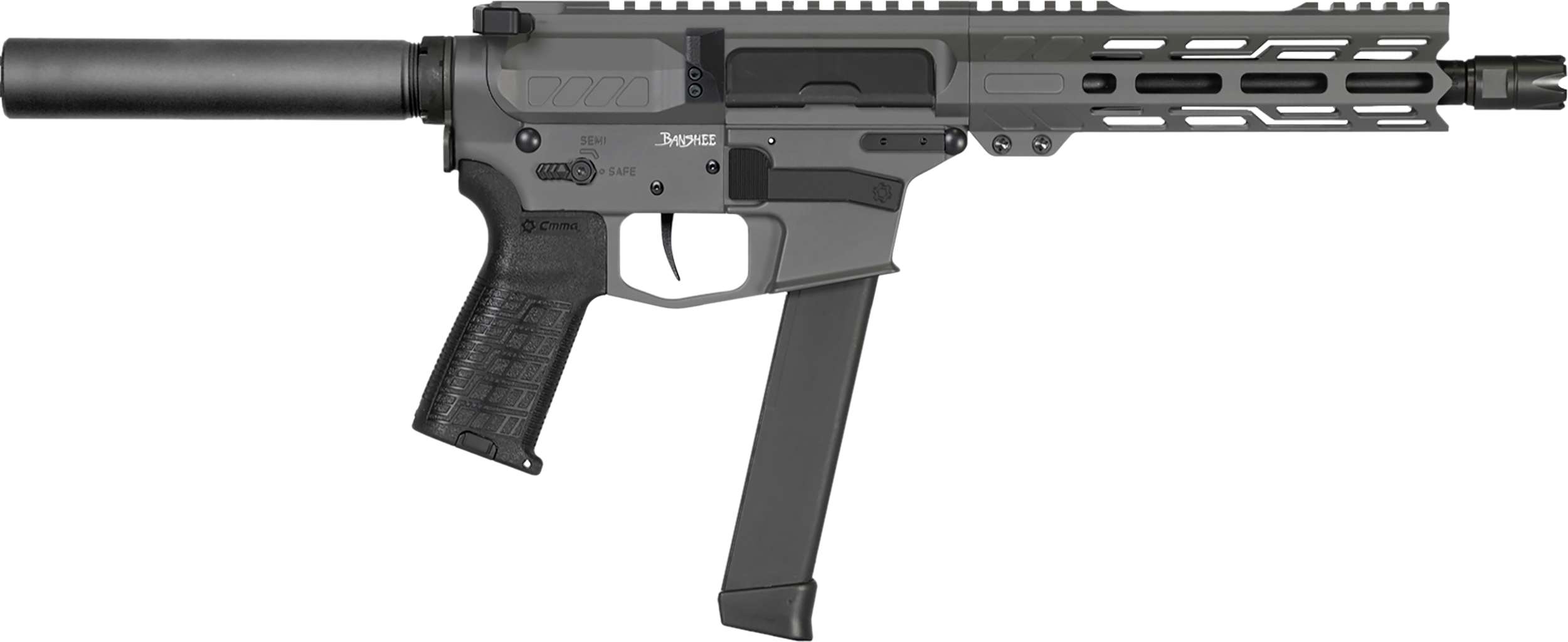 CMMG Banshee MKGS 9mm 8" 33+1 Tungsten