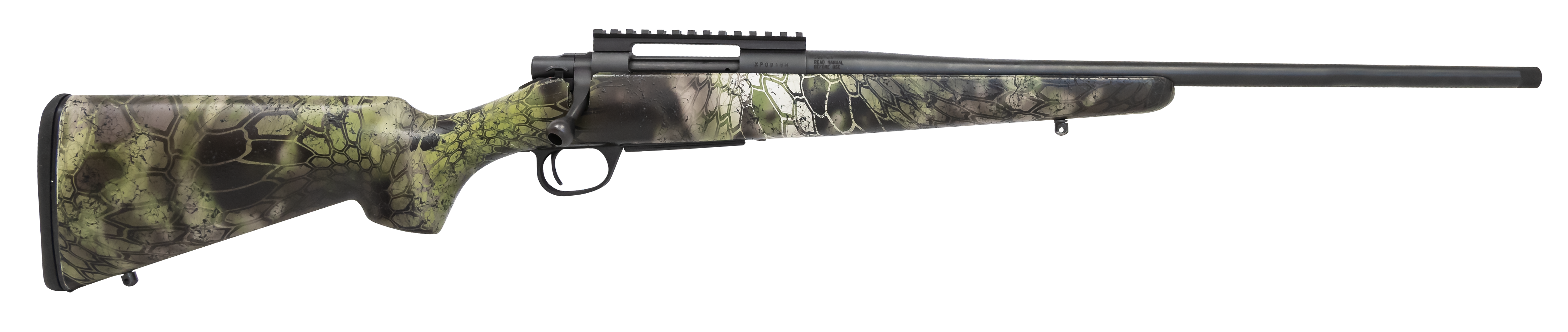 Howa HCSL65CRKAC M1500 Super Lite Full Size 6.5 Creedmoor 5+1 20" Blued Threaded Barrel, Blued Picatinny Rail Steel Receiver, Kryptek Altitude Fixed Stocky's Synthetic Stock