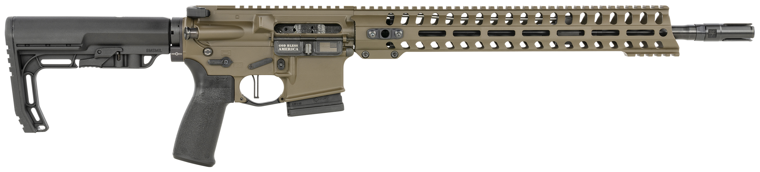Patriot Ordnance Factory Minuteman 5.56 NATO 16.5in 10rd Brown Anodized