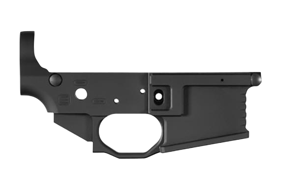 Black Rain BROMLRBLK BRO Milled Lower 7075-T6 Aluminum Black Anodized for AR-Platform