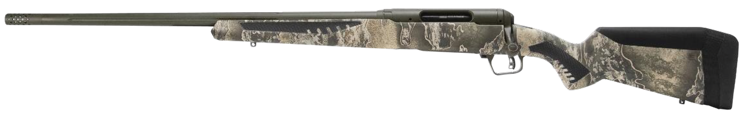 Savage 110 Timberline 243 Win 22 Inch 4 Round OD Green Cerakote Realtree Excape