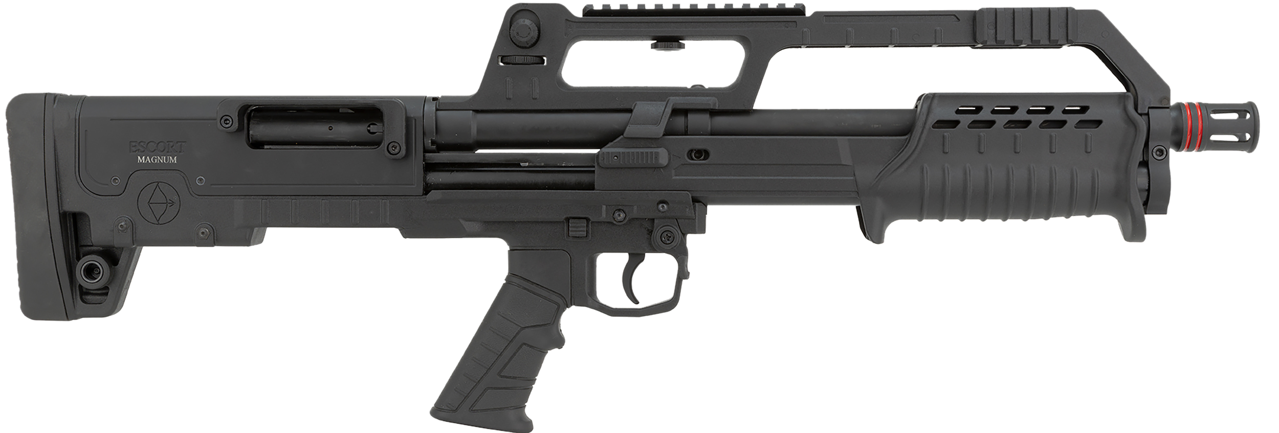 Escort BullTac 12GA, 18in. Barrel, 5rd, Pistol Grip - Black (HEBP12180101)