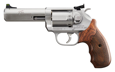 Kimber Mfg.,inc 3400032CA K6S DASA Target GFO (CA) 357 Mag 6+1 4" Brushed Stainless 3 Finger Combat Grip/Diamond Checkering Grip