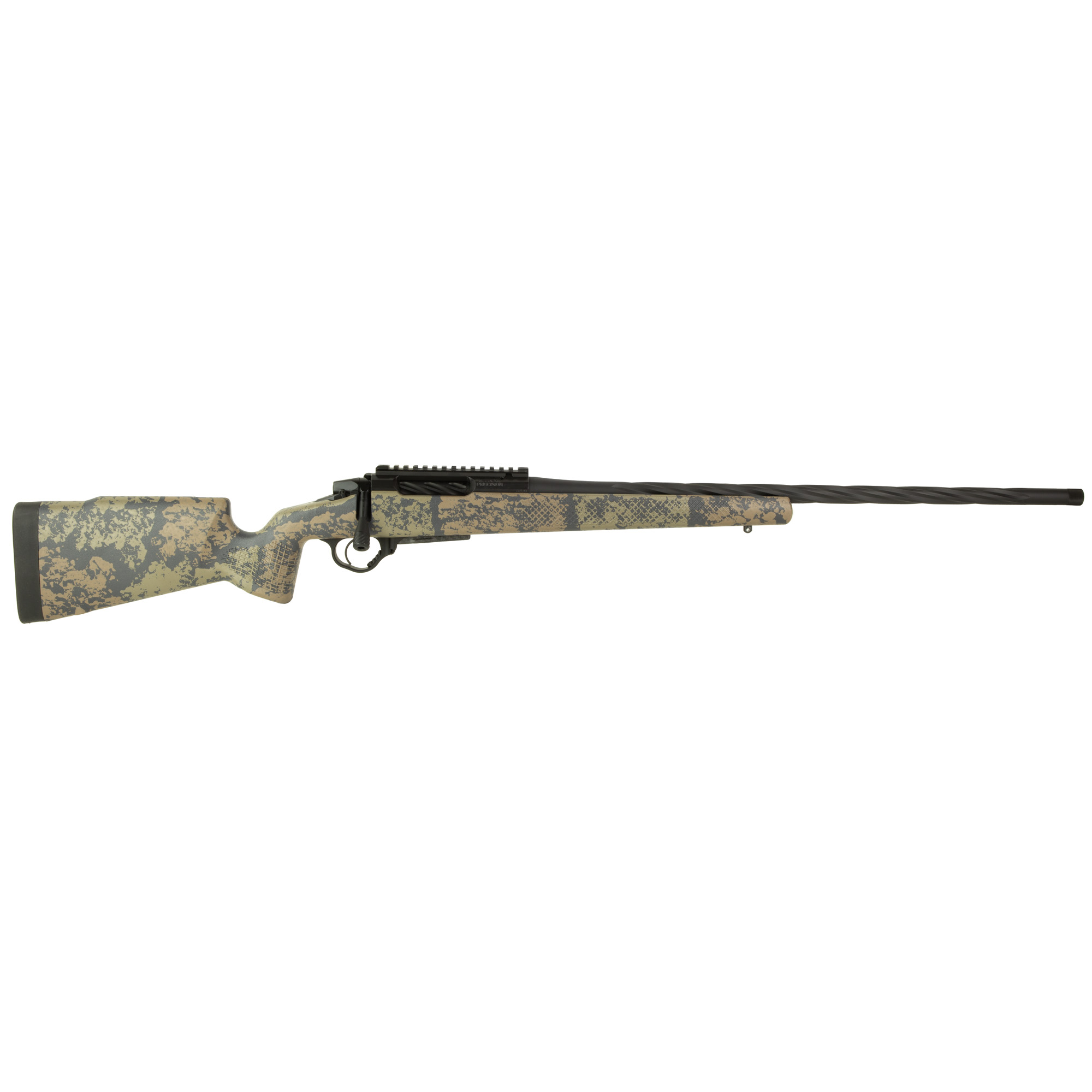 Seekins Precision 0011710115DS Havak PH2 Full Size 6.5mm Creedmoor 5+1 24" Charcoal Gray Fluted/Threaded Barrel, Black Picatinny Rail Stainless Steel Receiver, Desert Shadow Camo Fixed Synthetic Stock