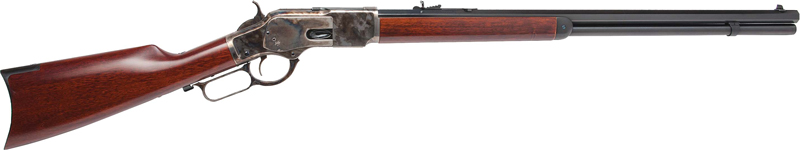 Cimarron 1873 Sporting 44 S&W Special 24 in 13 Round Case Hardened Walnut