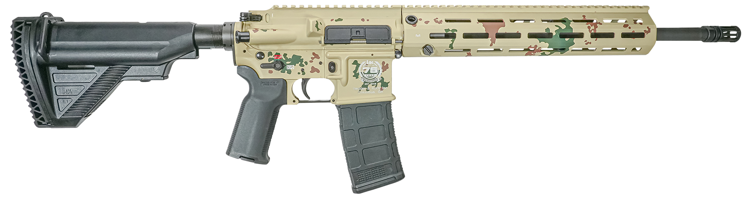 Heckler & Koch MR556A1 5.56x45mm 16.5in Barrel 10 Rounds Tropentarn Finish 75th Anniversary