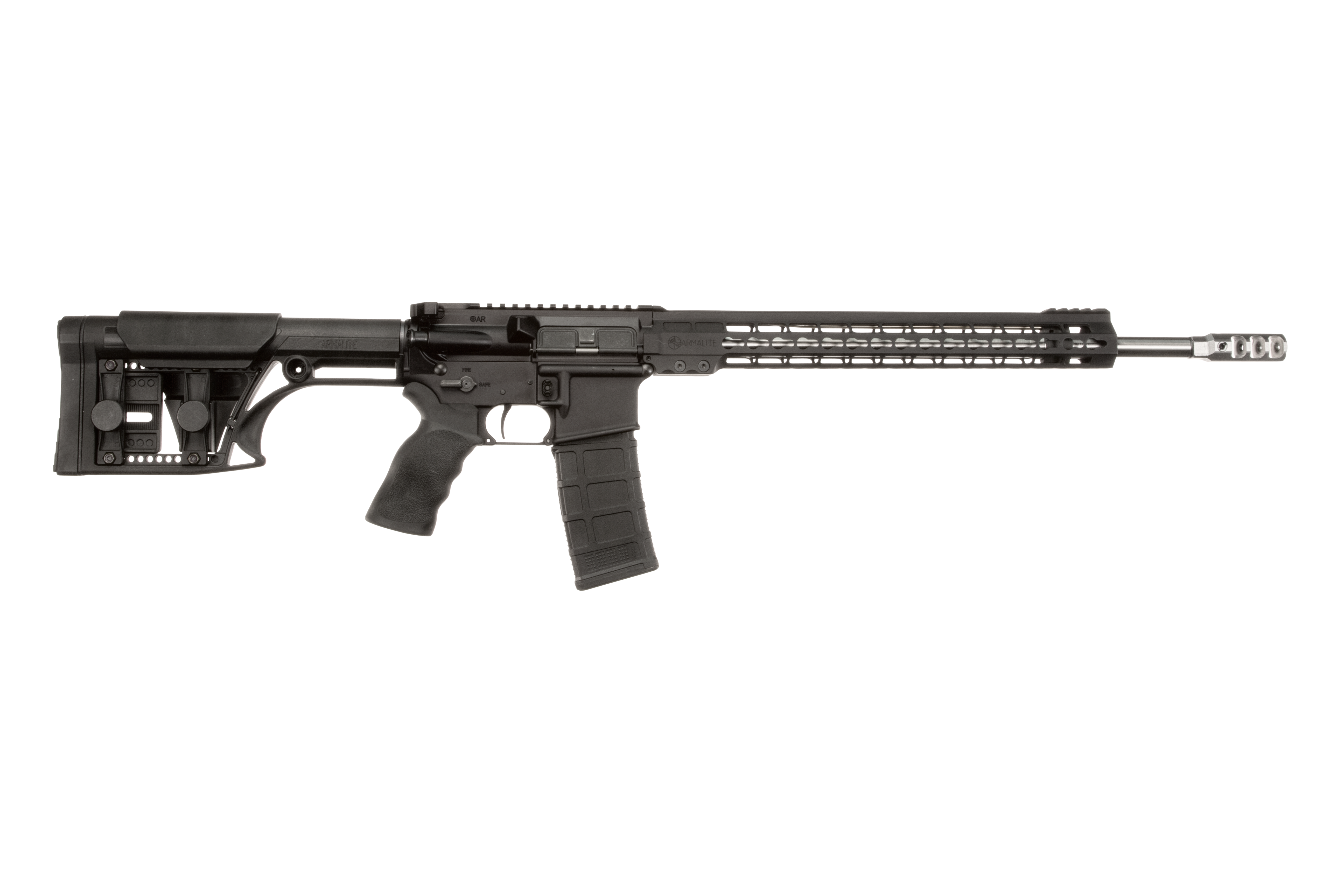 Armalite M-15 Competition 5.56x45 NATO, 18in. Barrel, 30rd, 15" KeyMod Handguard, MBA-1 Stock & Timney Trigger - Black (NPN: M153GN18)