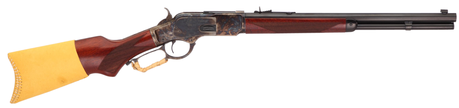 Taylors & Company 550202COM 1873 Comanchero 357 Mag Caliber with 10+1 Capacity, 18" Barrel, Color Case Hardened Metal Finish & Walnut Fixed Pistol Grip Stock (Full Size)