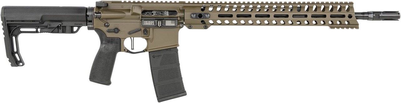 Patriot Ordnance Factory Minuteman 5.56x45mm NATO 16.5in 30+1 Patriot Brown