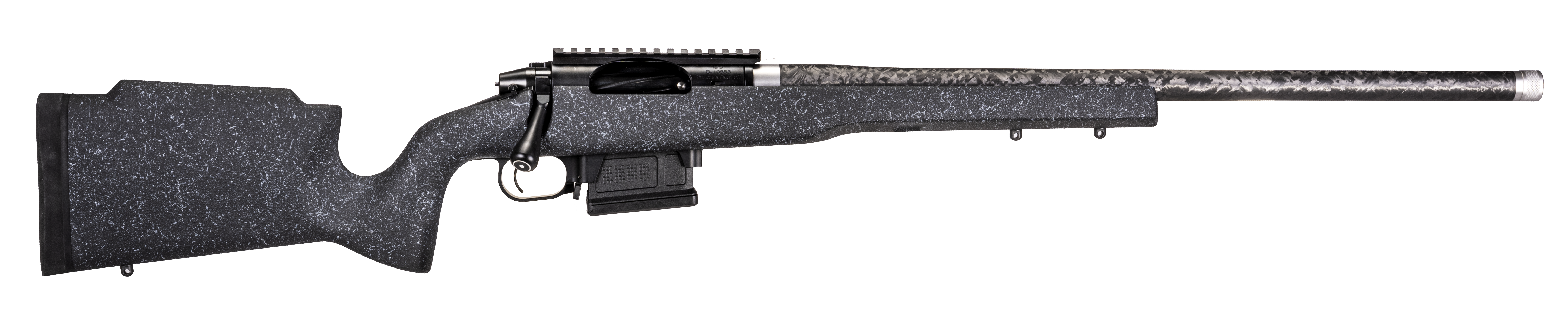 Proof Research 135402 Elevation MTR Full Size 7mm PRC 5+1 24" Carbon Fiber Match Grade/Threaded Barrel Black Steel Receiver Black Granite
