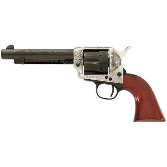 Tf Uberti 1873 45lc 5.5 Coin Finish Photo Engrav