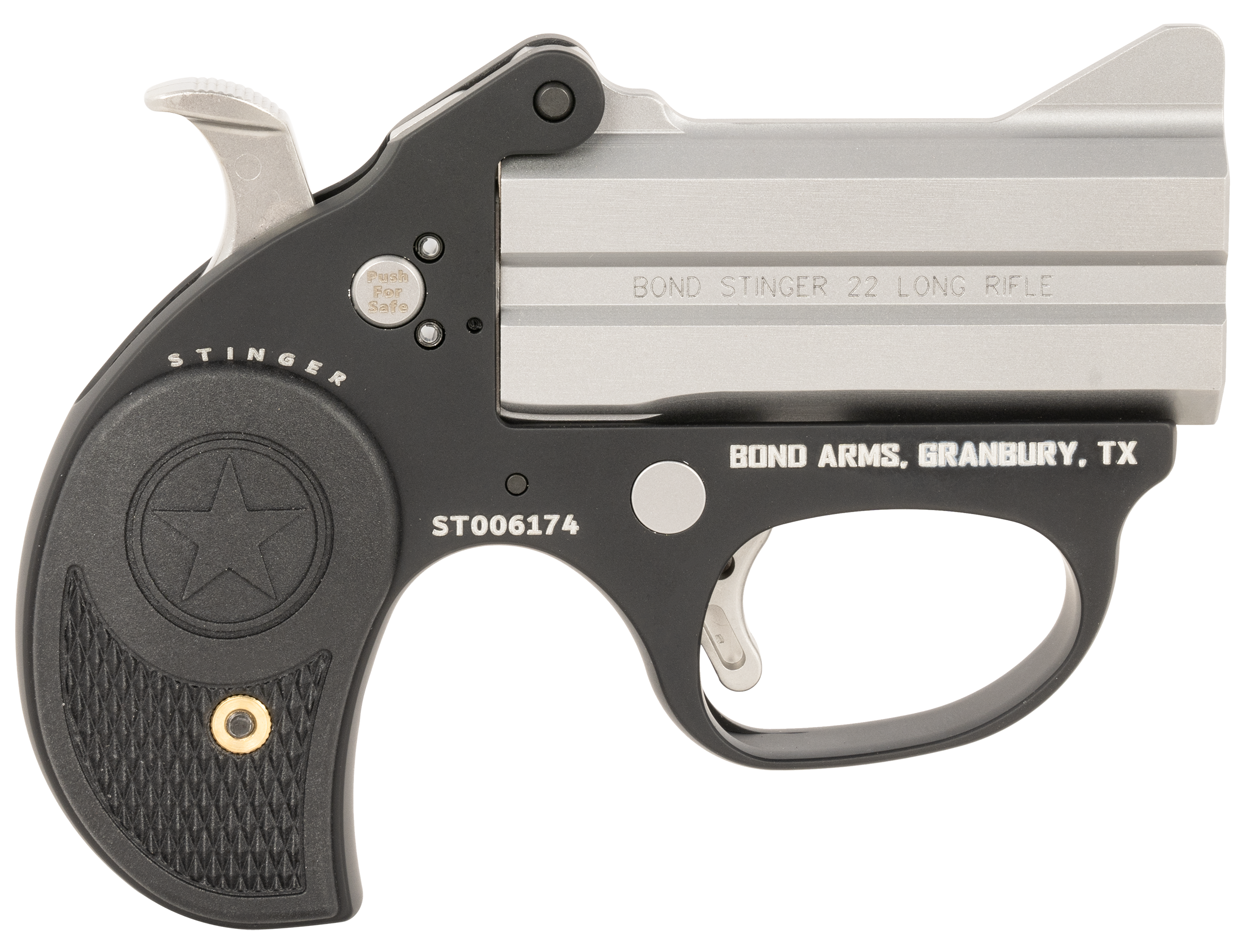Bond Arms Stinger 22 Long Rifle, 3in. Barrel, 2rd - Stainless (BASL)