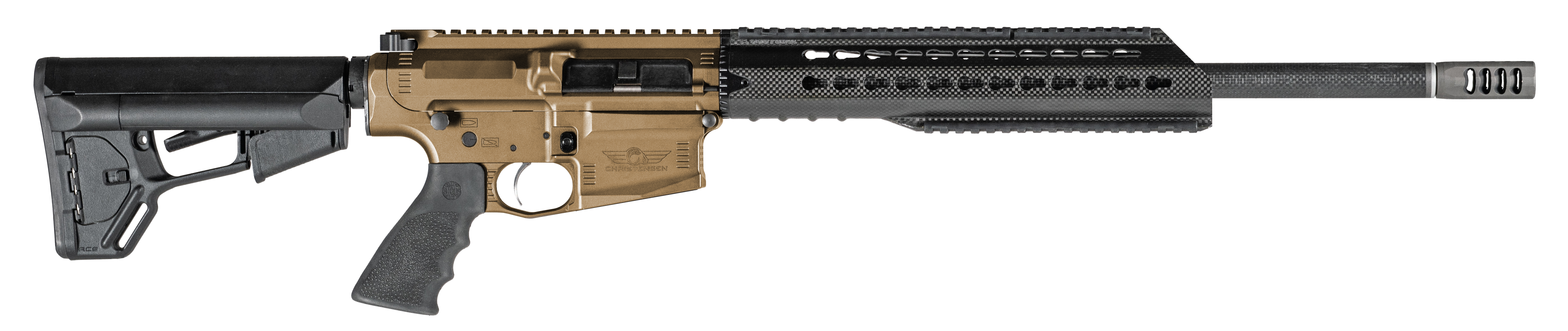 Christensen Arms 8010901601CA10 CA-10 DMR *CO Compliant 6.5 Creedmoor 10+1 20" Barrel, Burnt Bronze Cerakote Metal Finish, Black Adjustable Magpul STR Stock, Black Polymer Grip