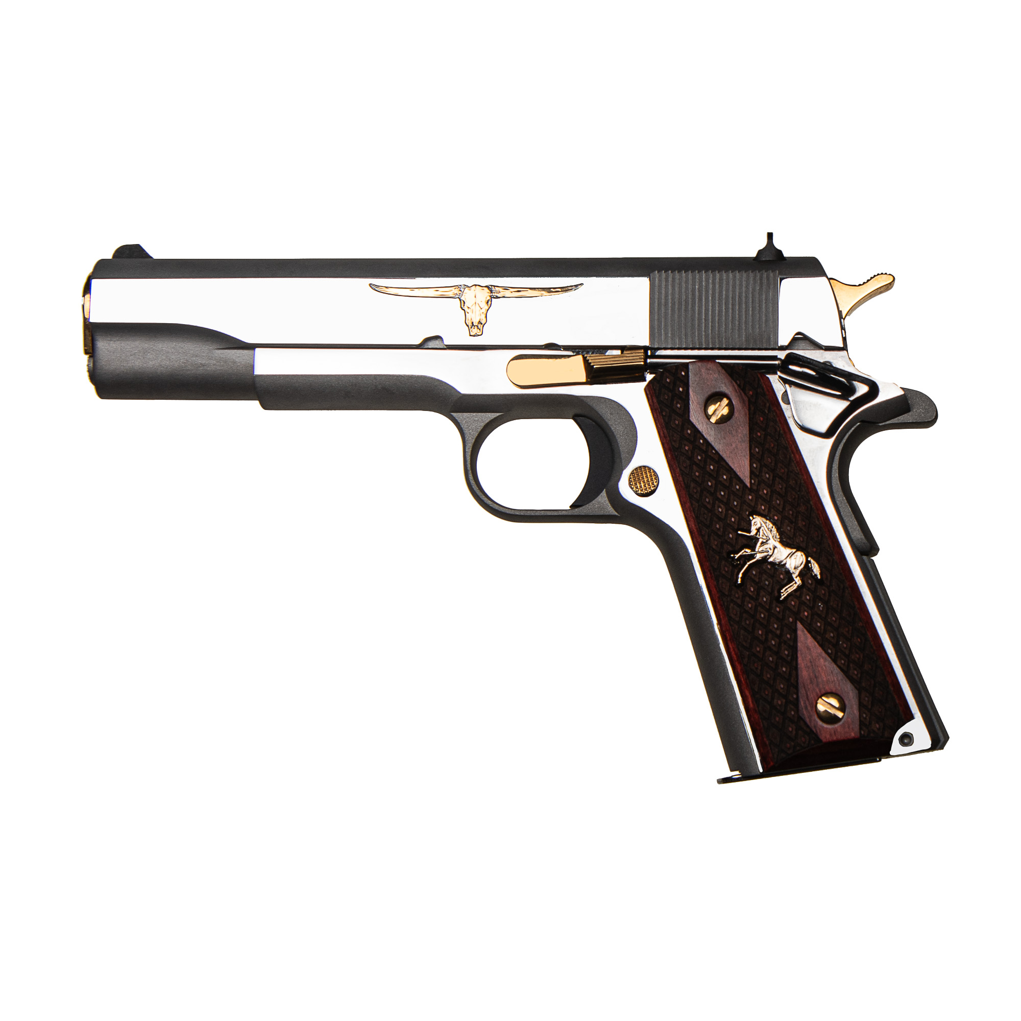 Colt 1911C Government 45 ACP 5" Barrel 7 Rounds Stainless TALO Texas Longhorn