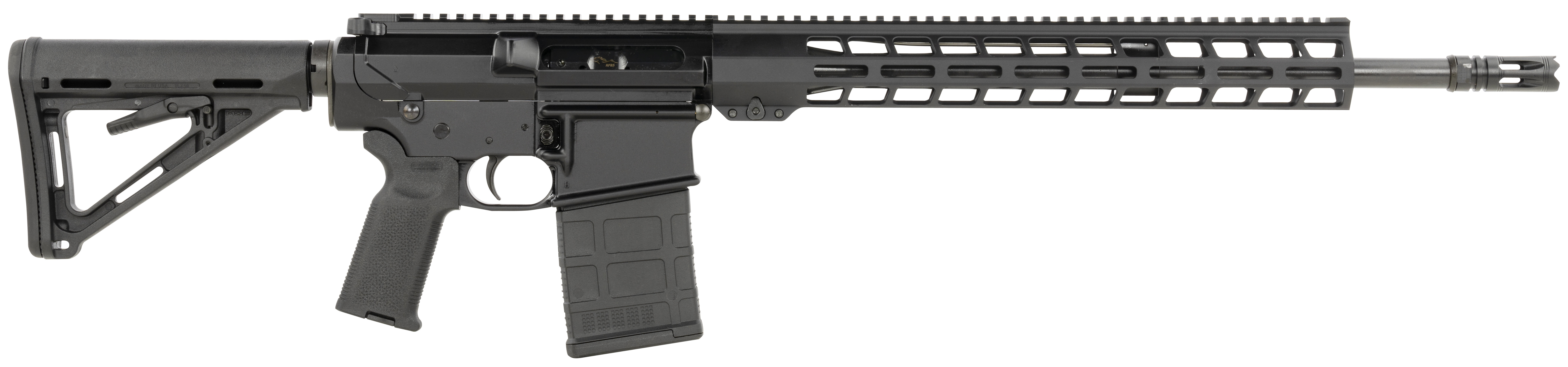 Anderson Manufacturing AM-10 308 Winchester, 18in. Barrel, 20rd, 15" MLOK Handguard, Magpul MOE K-2 Grip & MOE Stock - Black (NPN: B2-L869-A001-R)