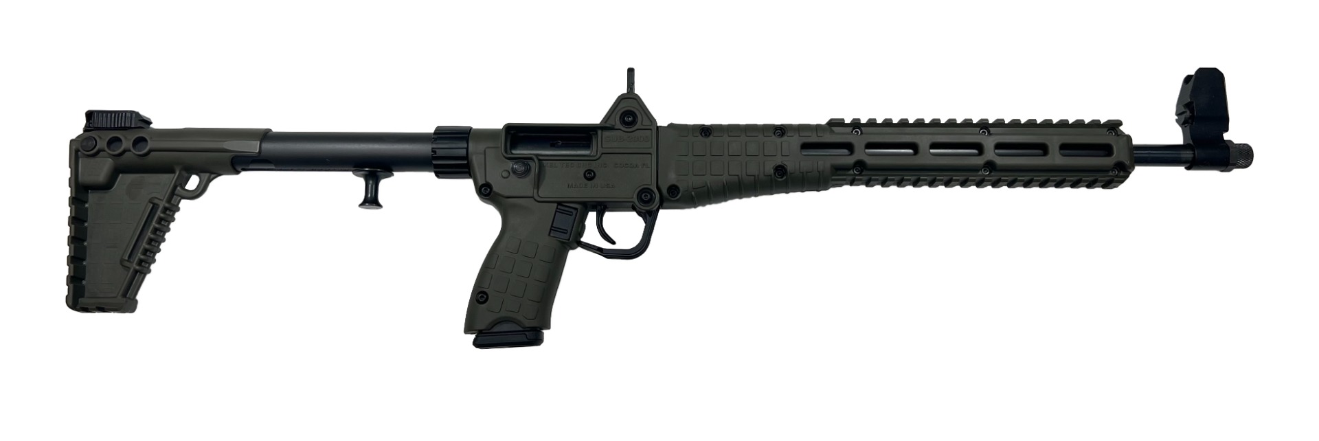 KelTec SUB-2000 9mm 16.25in Barrel 10rd OD Green