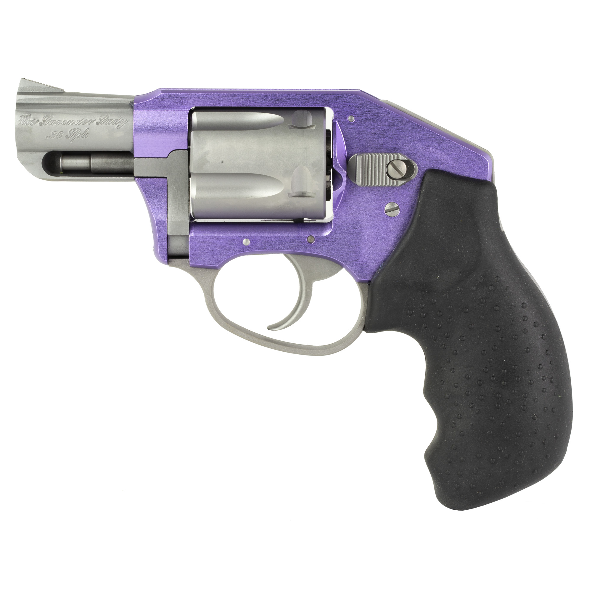 Charter Arms Lavender Lady 38 Special 2" 5 Rounds Lavender Silver