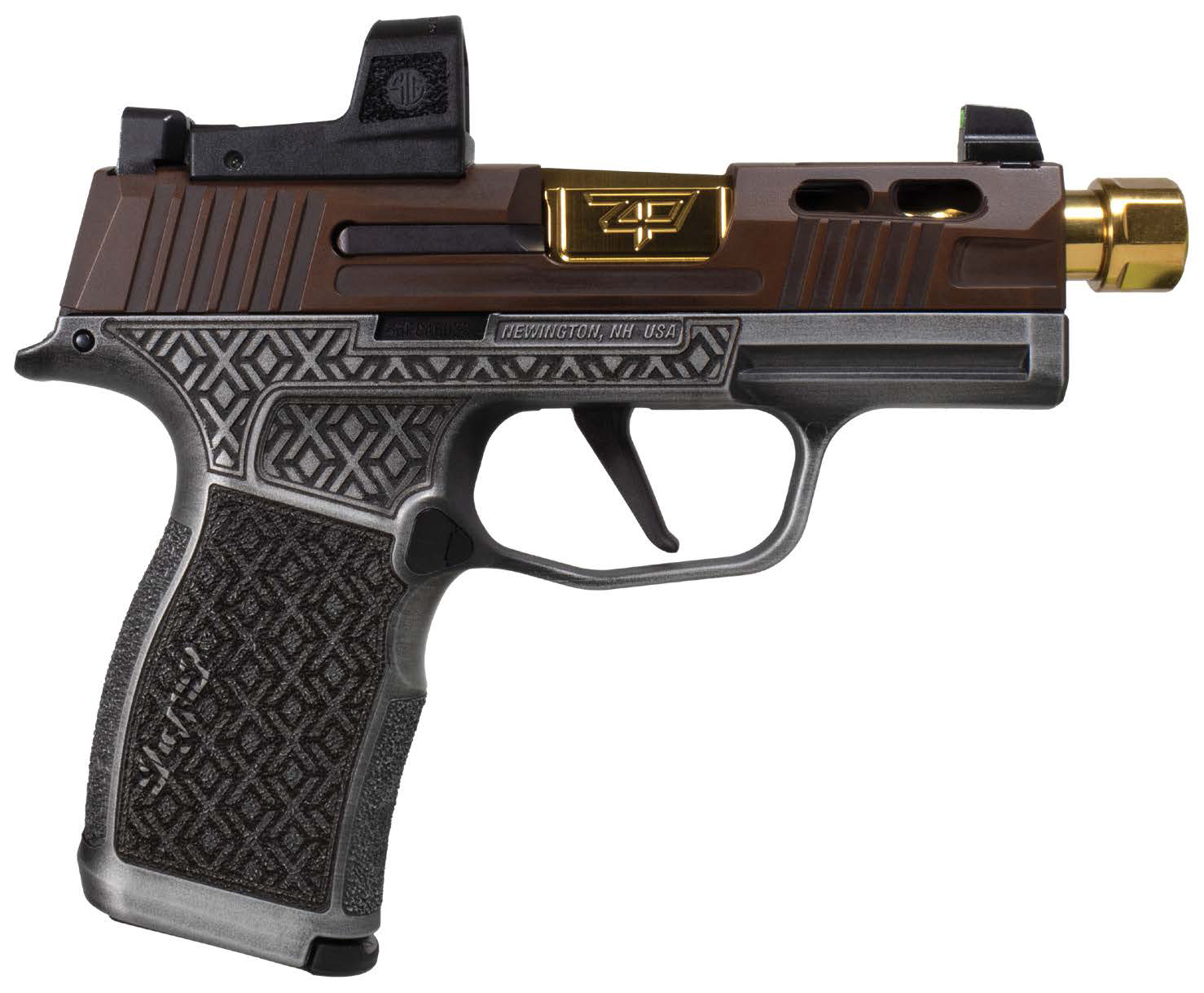 Sig Sauer P365X 9mm 4.7in 15rd Rugged Brown/Gray Optic Ready