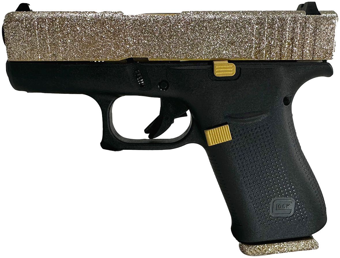 Glock 43X 9mm, 3.4in. Barrel, 10rd - Glitter - 151550026612