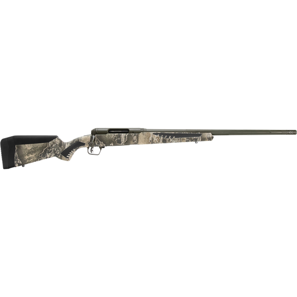 Savage 110 Timberline 28 Nosler 24 inch Realtree Excape OD Green