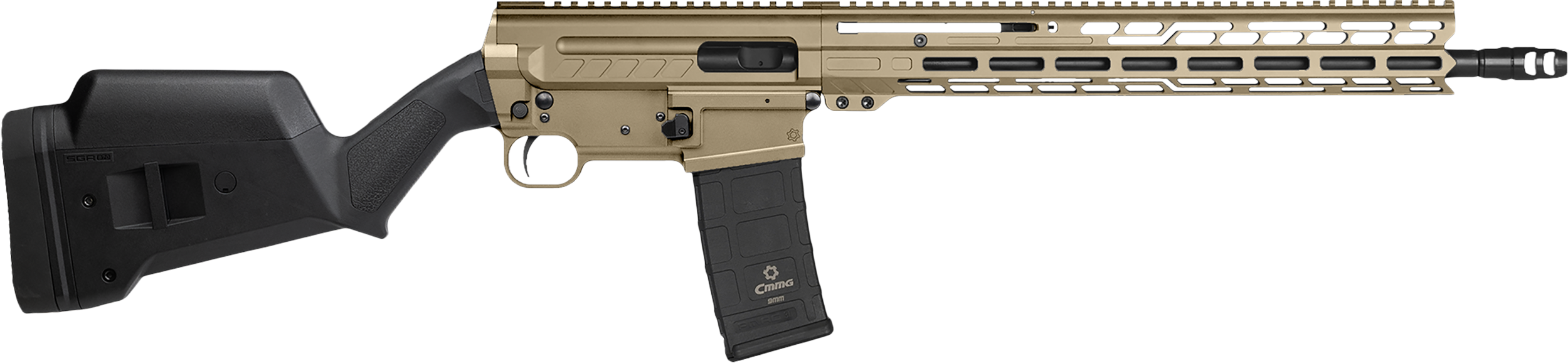 CMMG Dissent BR4 9mm Luger 16.10" 10rd Coyote Tan Cerakote